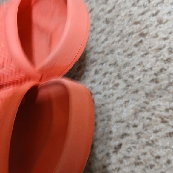 HUNTER Slide sandals Logo Orange Size see below Waterproof Material - Picture 9 of 14